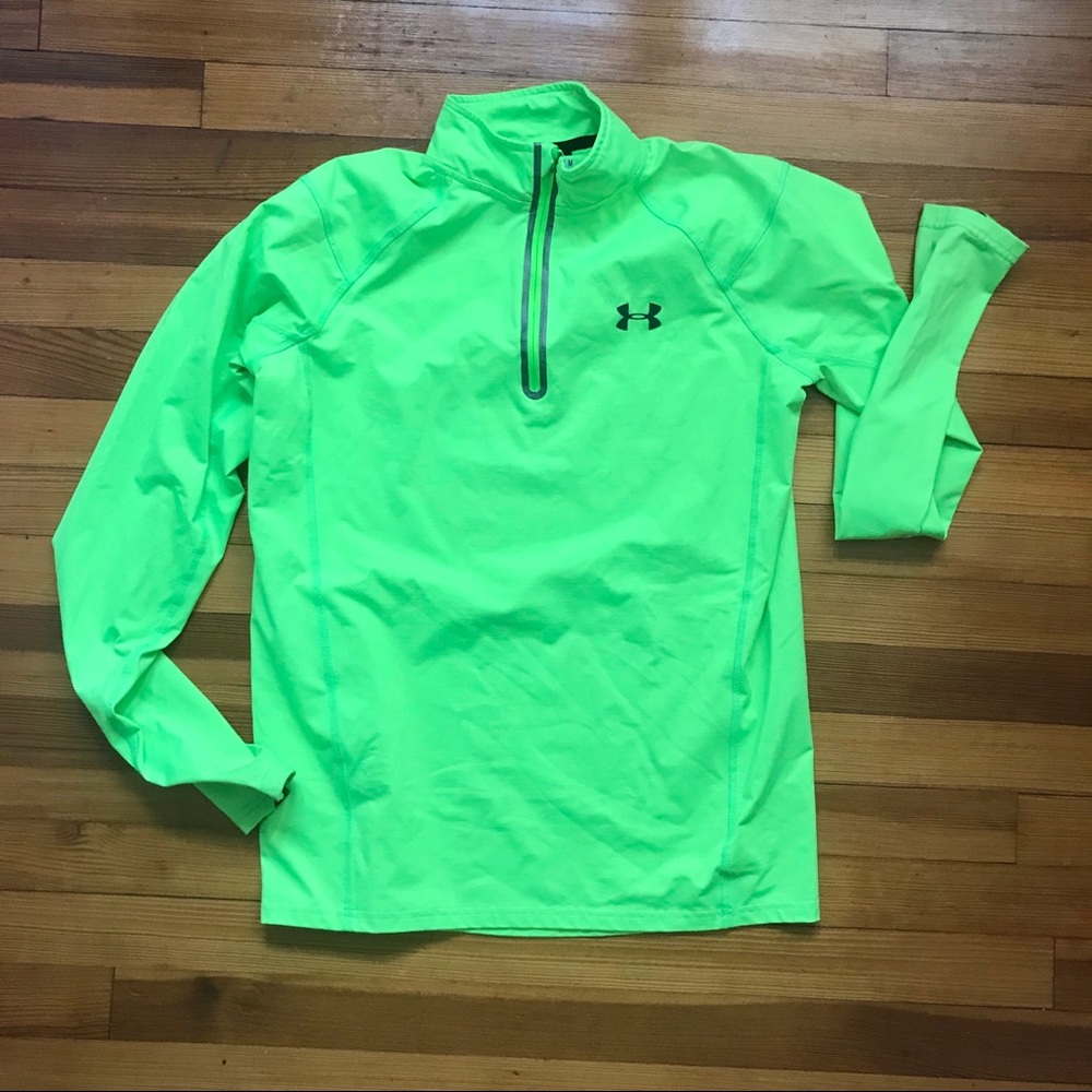 UNDER ARMOUR Neon Lemon-Lime Running Shirt